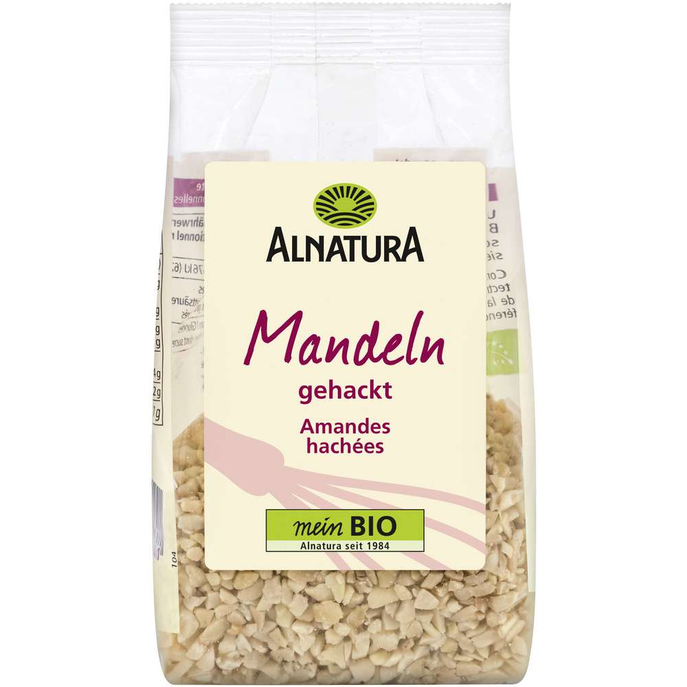 Produktabbildung Alnatura Bio Mandeln, gehackt