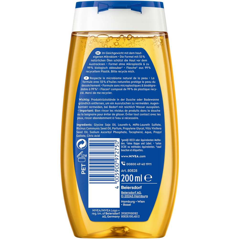 Produktabbildung Nivea Duschgel, Rich Care Öl