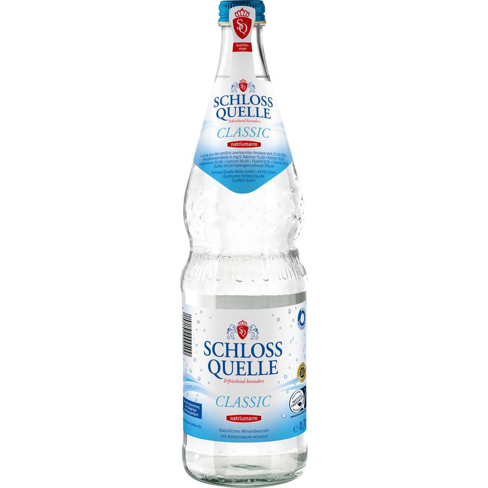Produktabbildung Schloss Quelle Mineralwasser, Classic