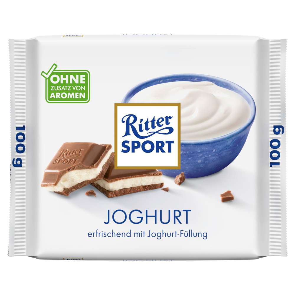Produktabbildung Ritter Sport Tafelschokolade, Joghurt