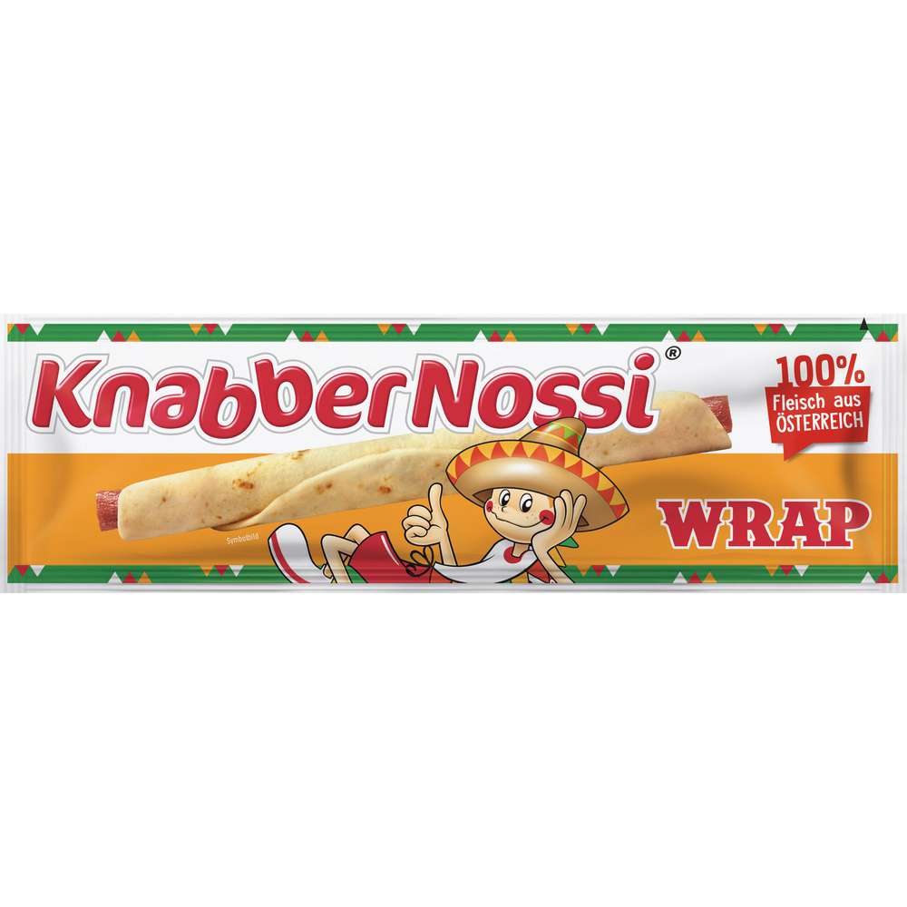 Produktabbildung Knabber Nossi Wurstsnack, Wrap