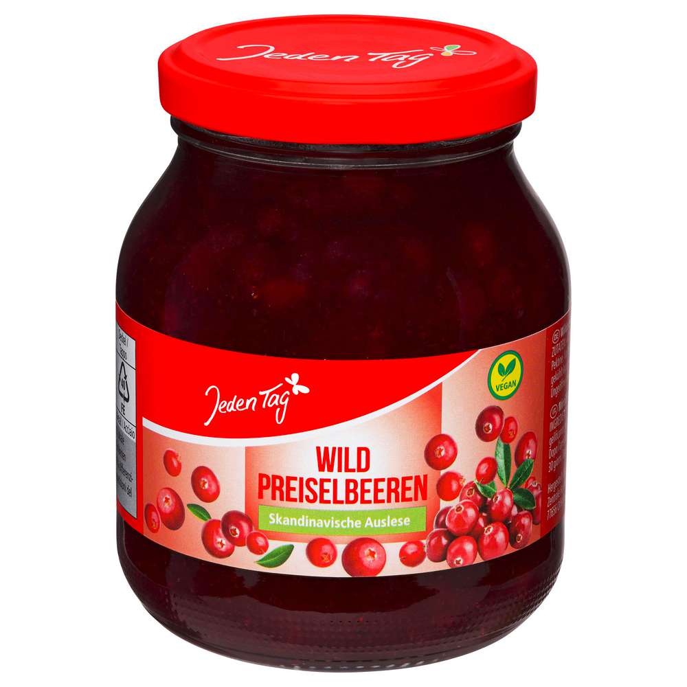 Produktabbildung Jeden Tag Wild-Preiselbeeren