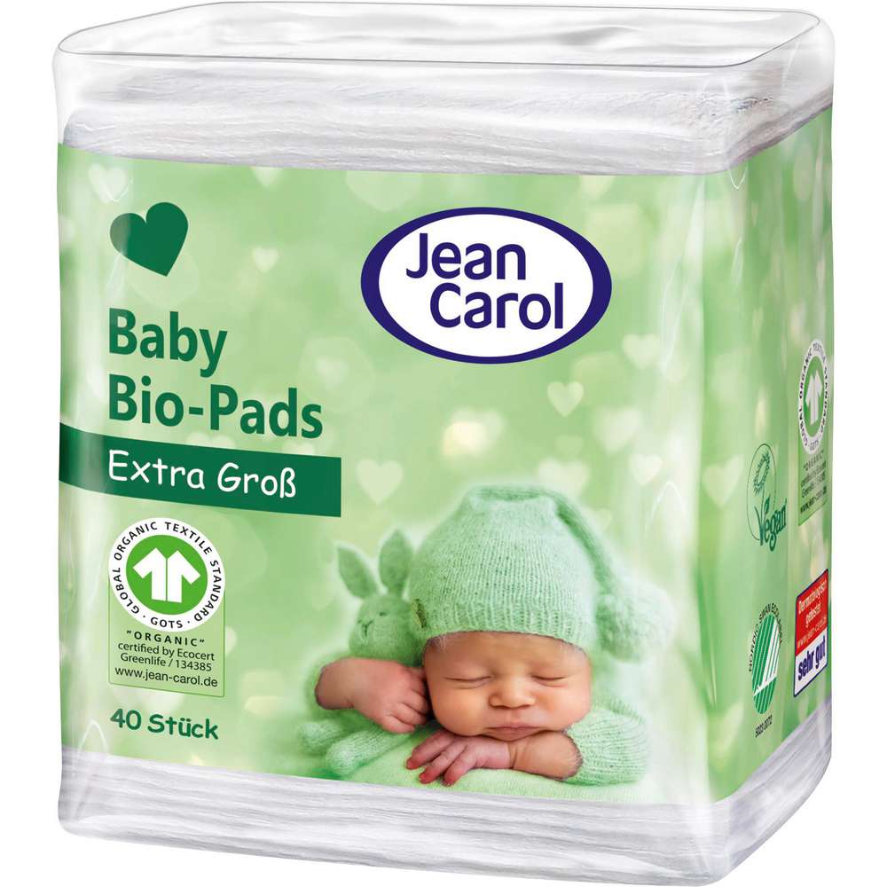 Produktabbildung Jean Carol Bio, Baby Maxi Wattepads