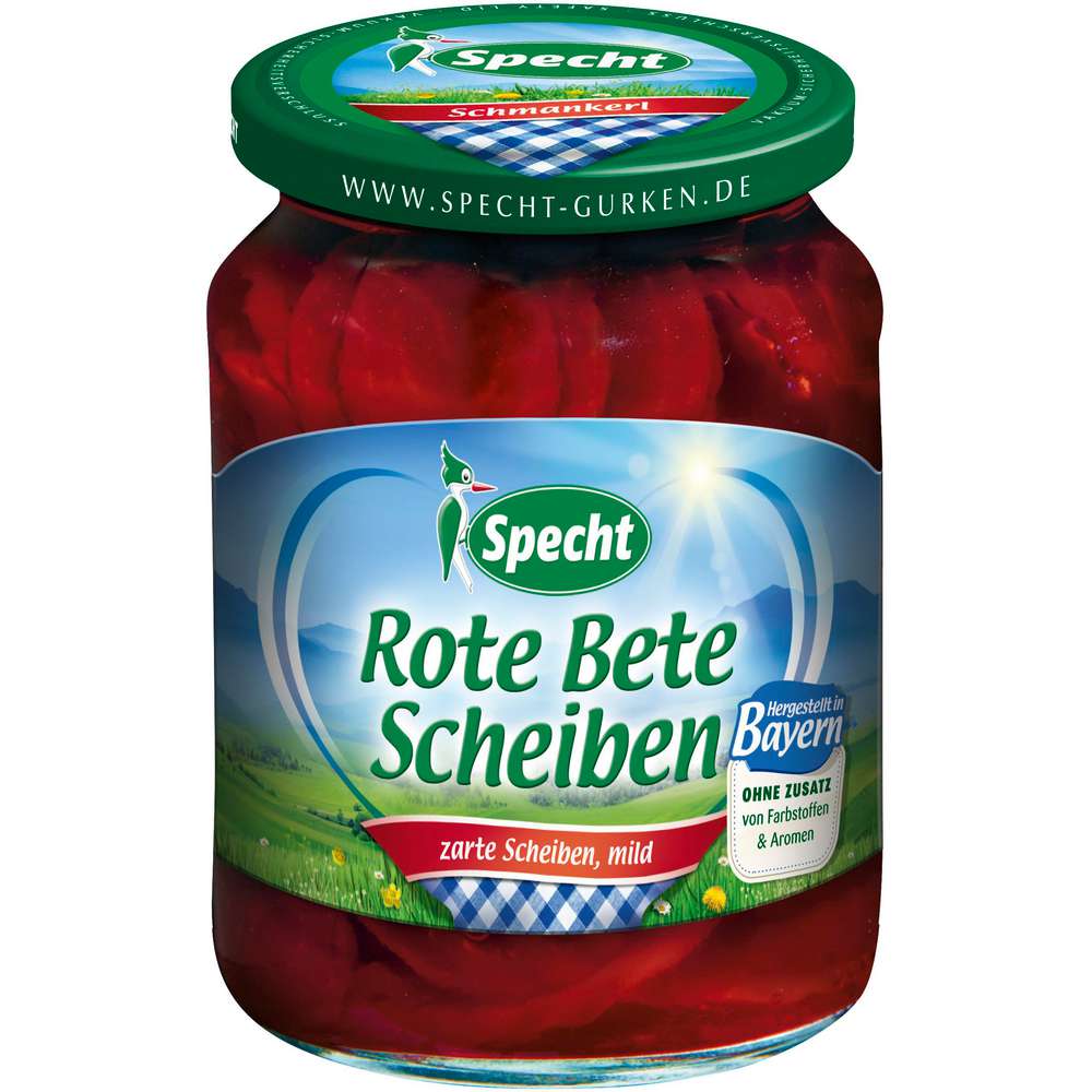 Produktabbildung Specht Rote Bete Scheiben