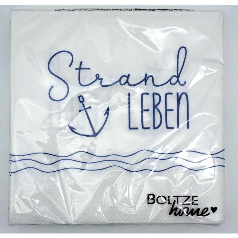 Produktabbildung Boltze Servietten Sailor, 20 Stück, verschiedene Motive
