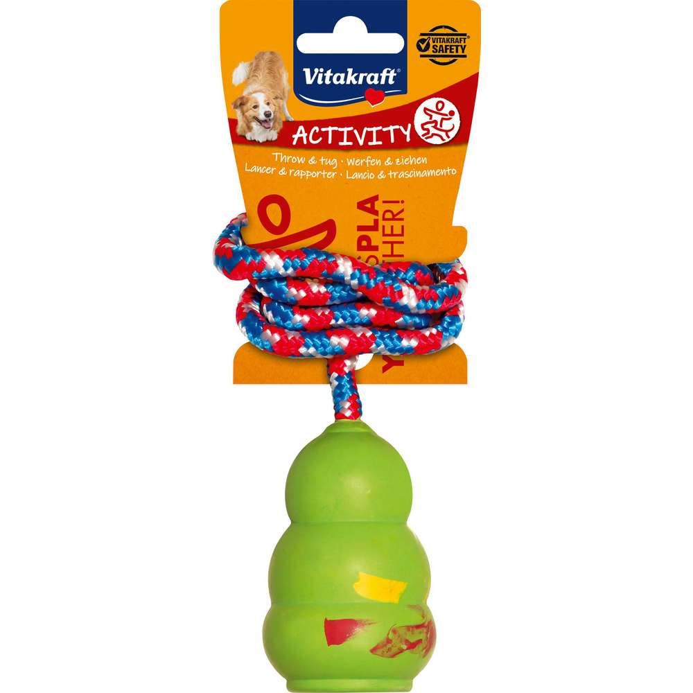 Produktabbildung Vitakraft Hundespielzeug Jumper am Seil Naturgummi