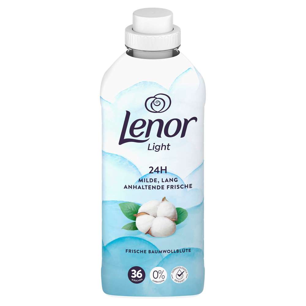 Produktabbildung Lenor Weichspüler Light, Baumwollblüte
