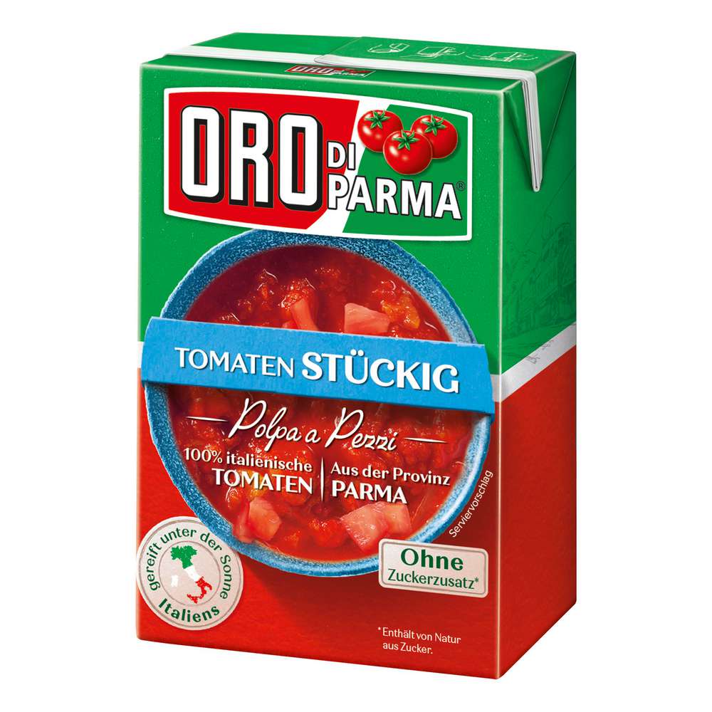 Produktabbildung Oro Di Parma Stückige Tomaten