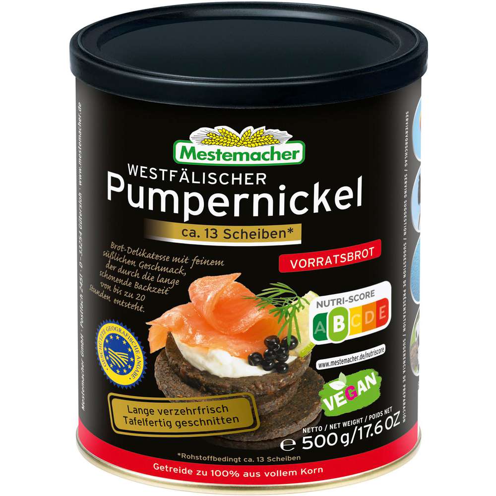 Produktabbildung Mestemacher Pumpernickel