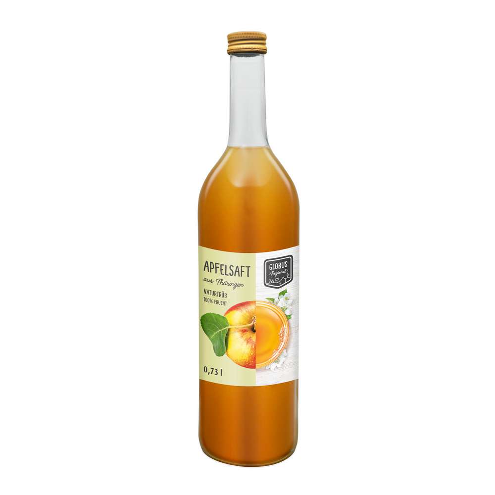 Produktabbildung GLOBUS Regional Apfelsaft aus Thüringen, naturtrüb