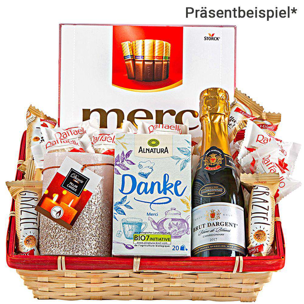 Produktabbildung keine Marke Präsentkorb Dankeschön