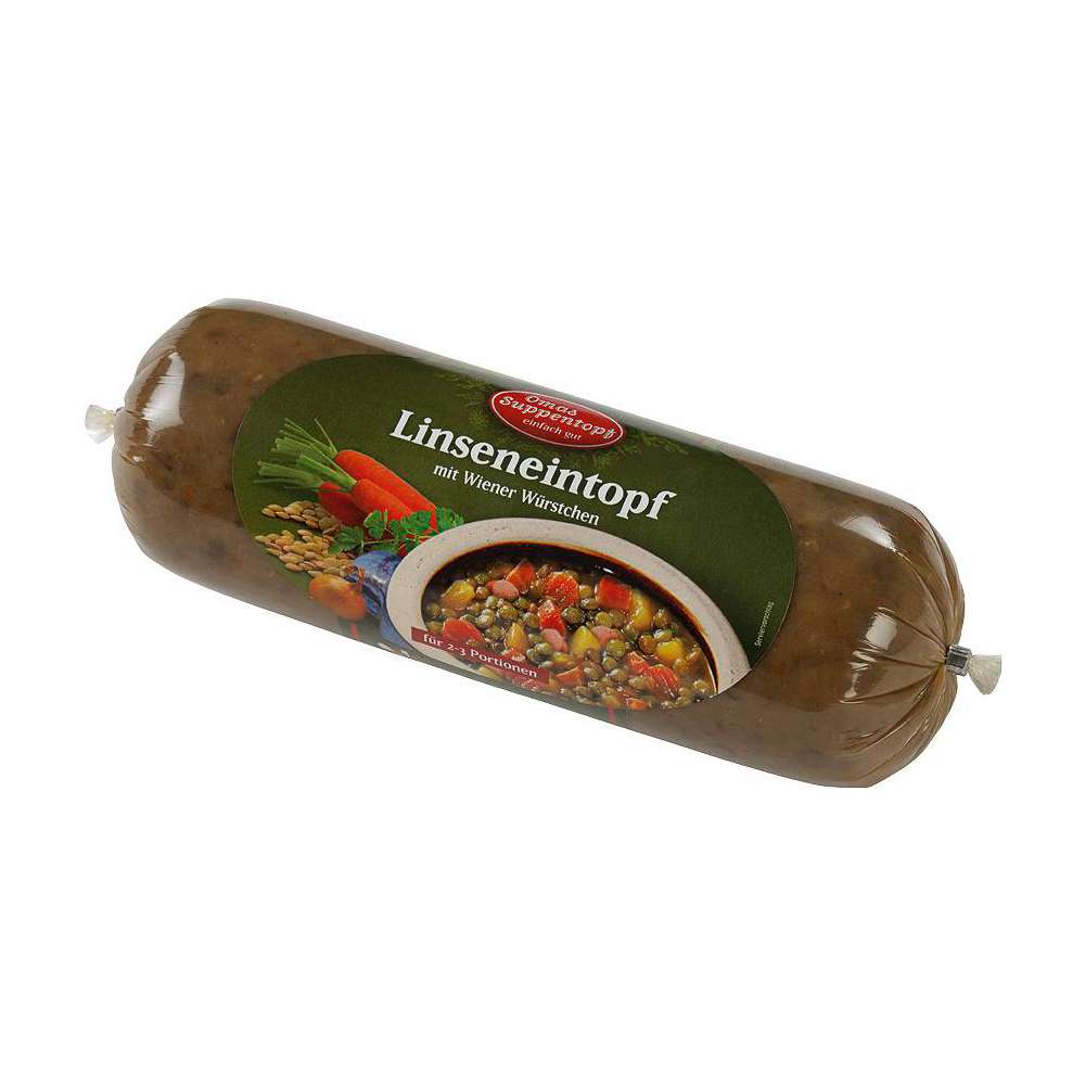Produktabbildung Magnus Baumann Linseneintopf mit Wiener Würstchen