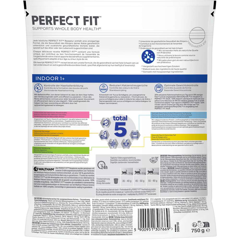Produktabbildung Perfect Fit Katzen-Trockenfutter, Indoor, Rind