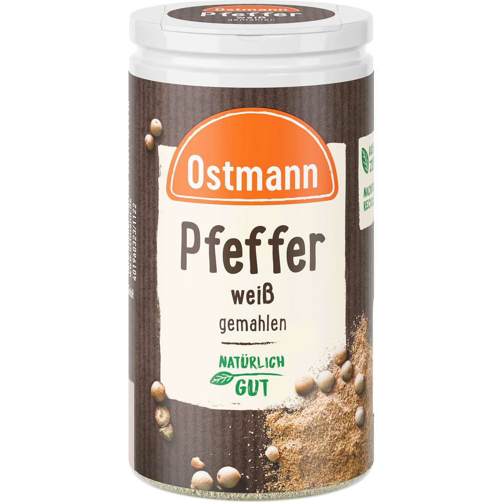 Produktabbildung Ostmann Pfeffer weiß, gemahlen