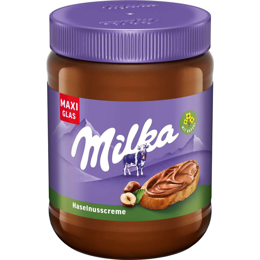 Produktabbildung Milka Haselnusscreme