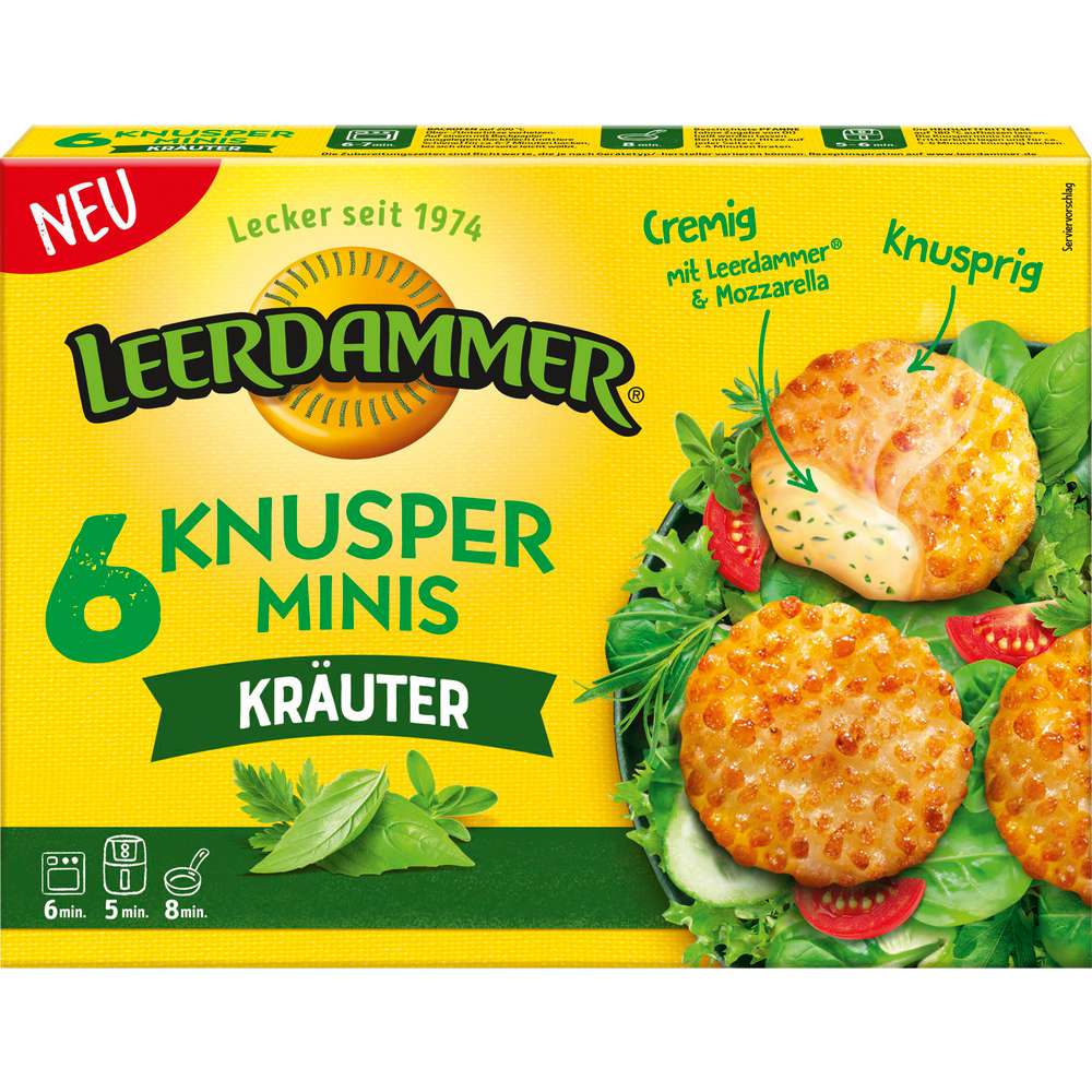 Produktabbildung Leerdammer Knusper Minis Kräuter