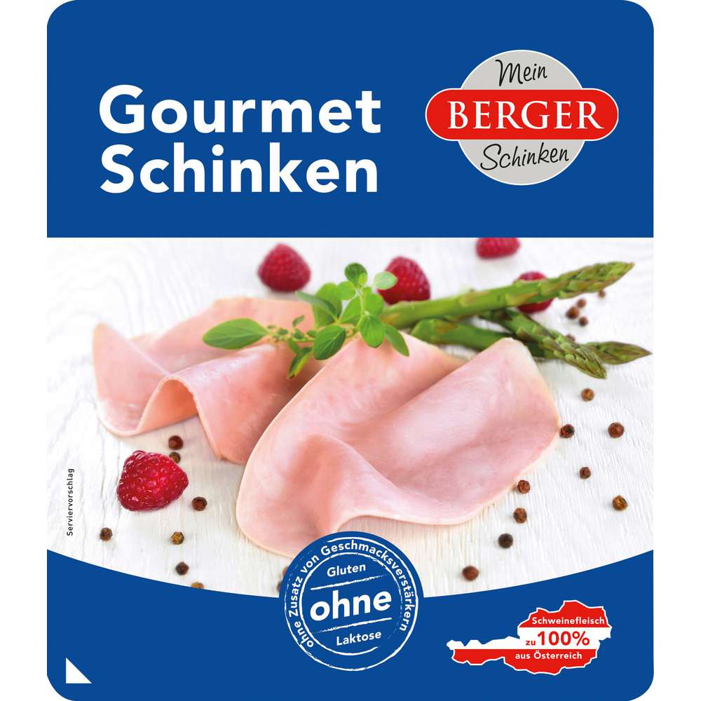 Produktabbildung Berger Gourmet-Schinken Aufschnitt