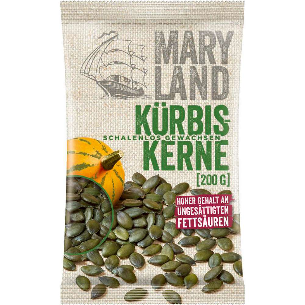 Produktabbildung Maryland Kürbiskerne, schalenlos