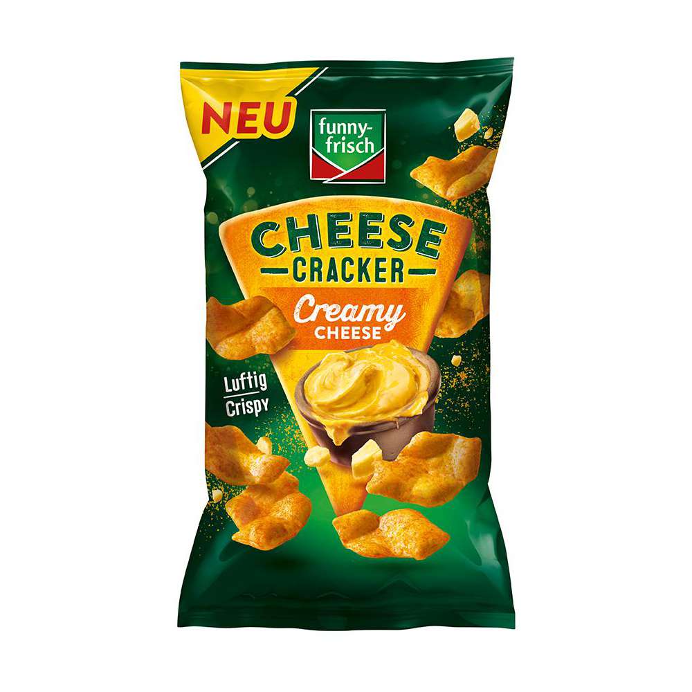 Produktabbildung funny-frisch Cheese Cracker, Creamy Cheese Style