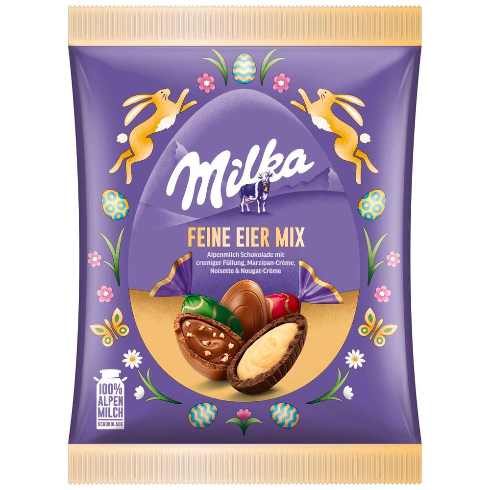 Produktabbildung Milka Feine Eier Mix Schokolade