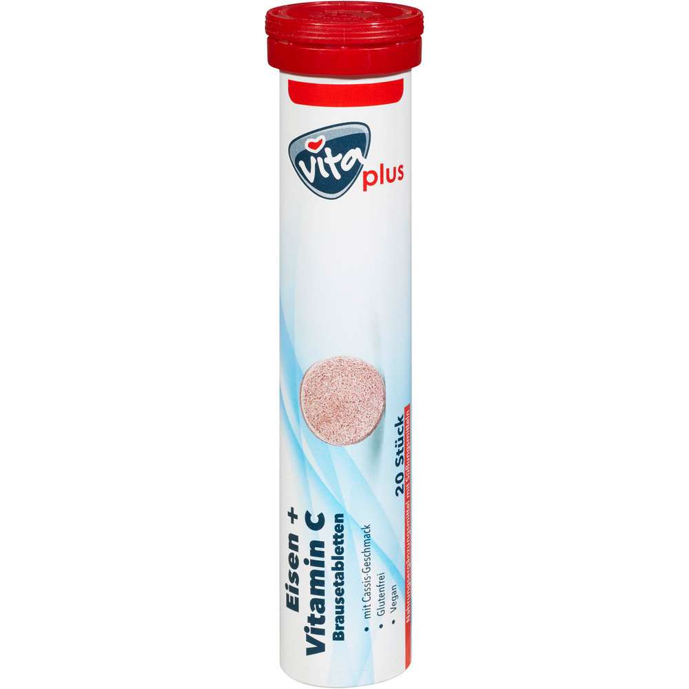 Produktabbildung VitaPlus Brausetabletten, Eisen + Vitamin C