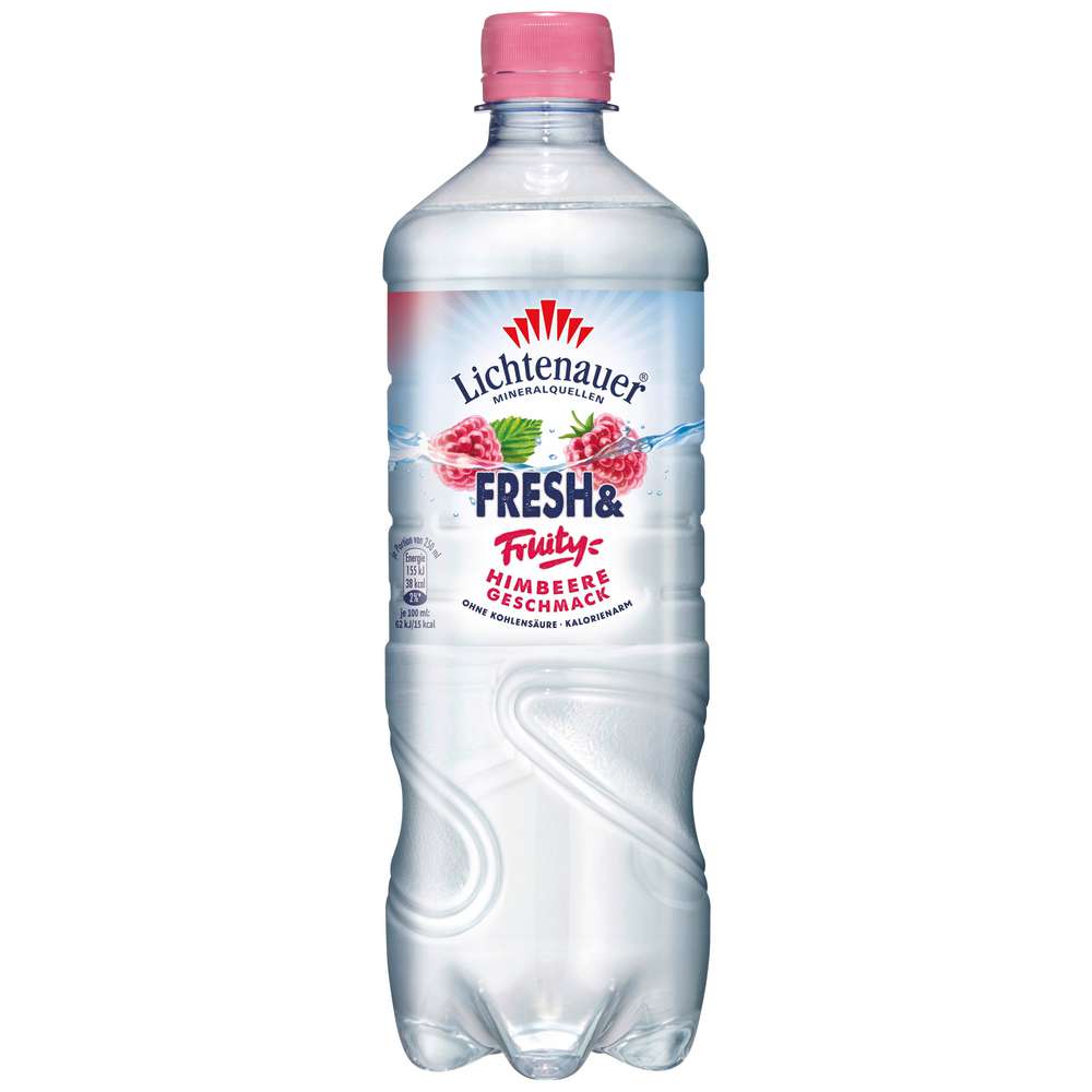 Produktabbildung Lichtenauer Fresh & Fruity, Wasser mit Geschmack, Himbeere