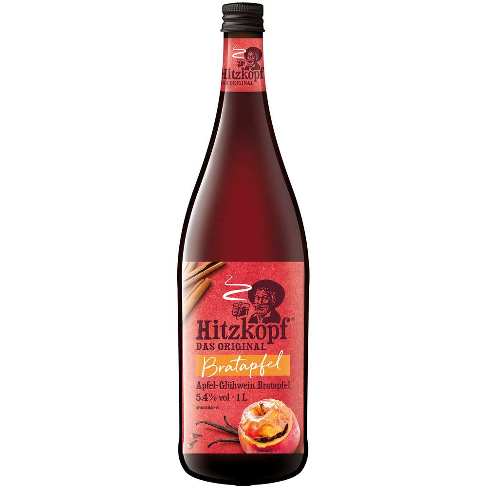 Produktabbildung Hitzkopf Bratapfel Glühwein, 5,4 %