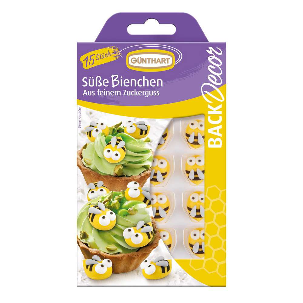Produktabbildung Günthart 	
Back Dekor, Zucker-Bienchen