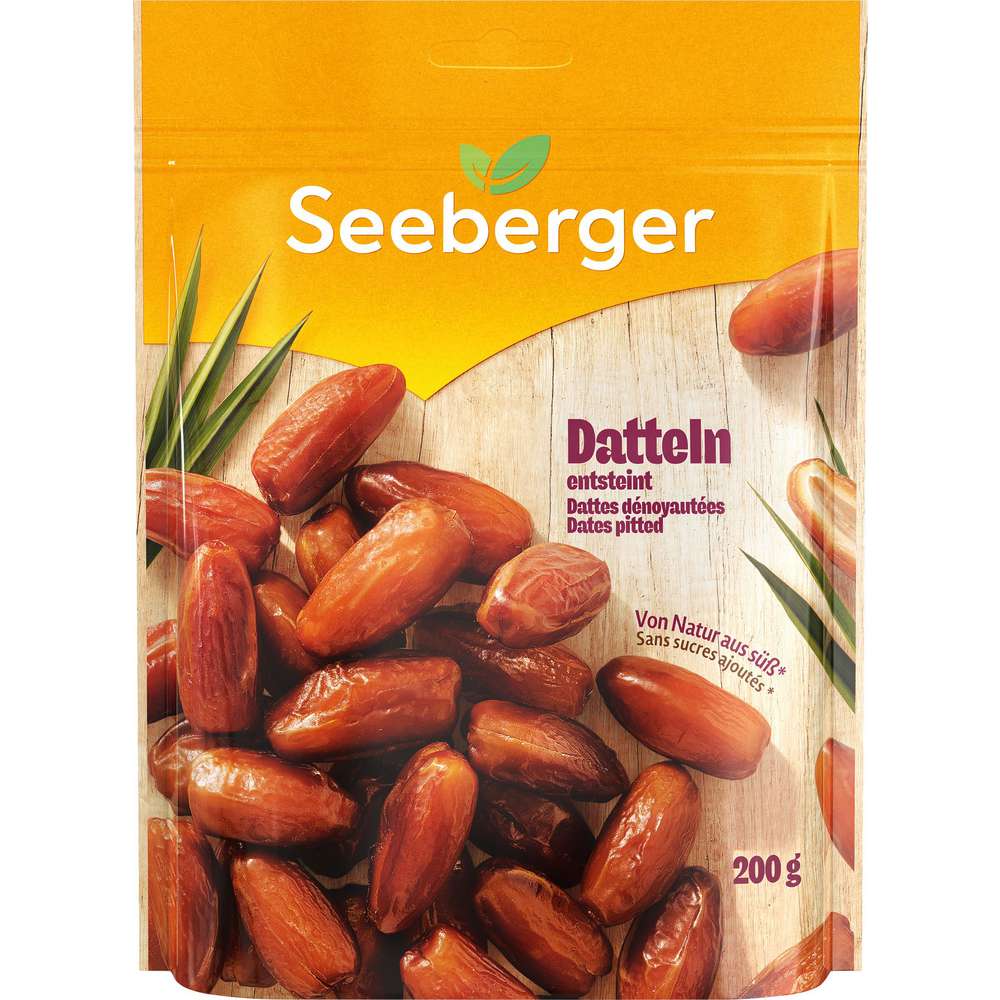 Produktabbildung Seeberger Datteln, entsteint & getrocknet