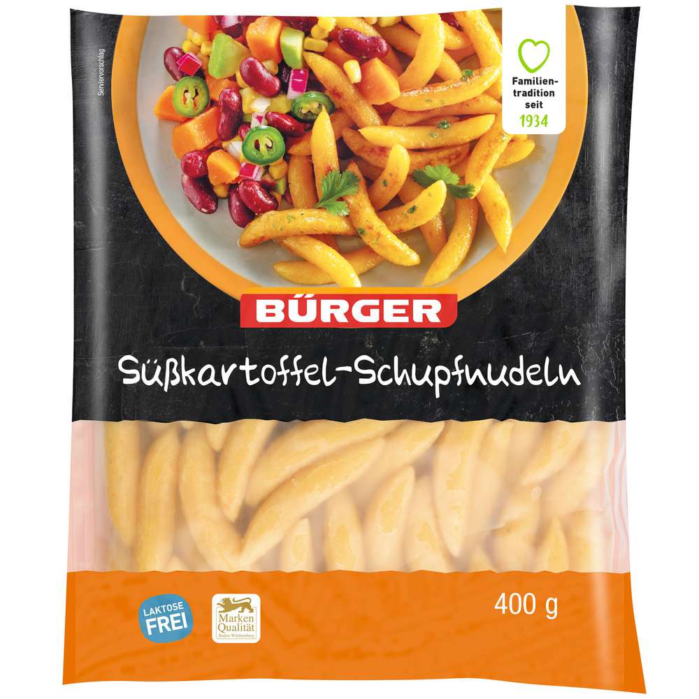 Produktabbildung Bürger Süßkartoffel-Schupfnudeln