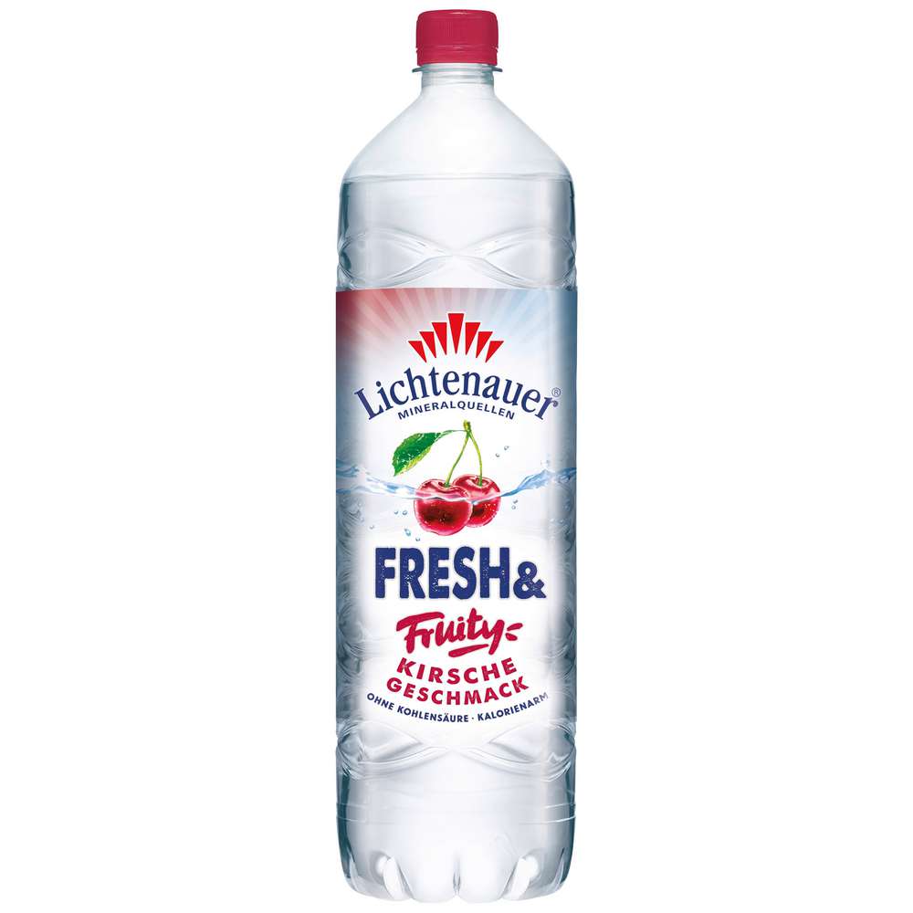 Produktabbildung Lichtenauer Mineralwasser Fresh'n Fruity, Kirsche