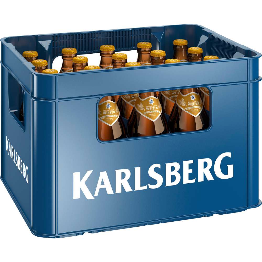 Produktabbildung Karlsberg Hefe-Weizenbier, trüb 5,3% (20x 0,500 Liter)