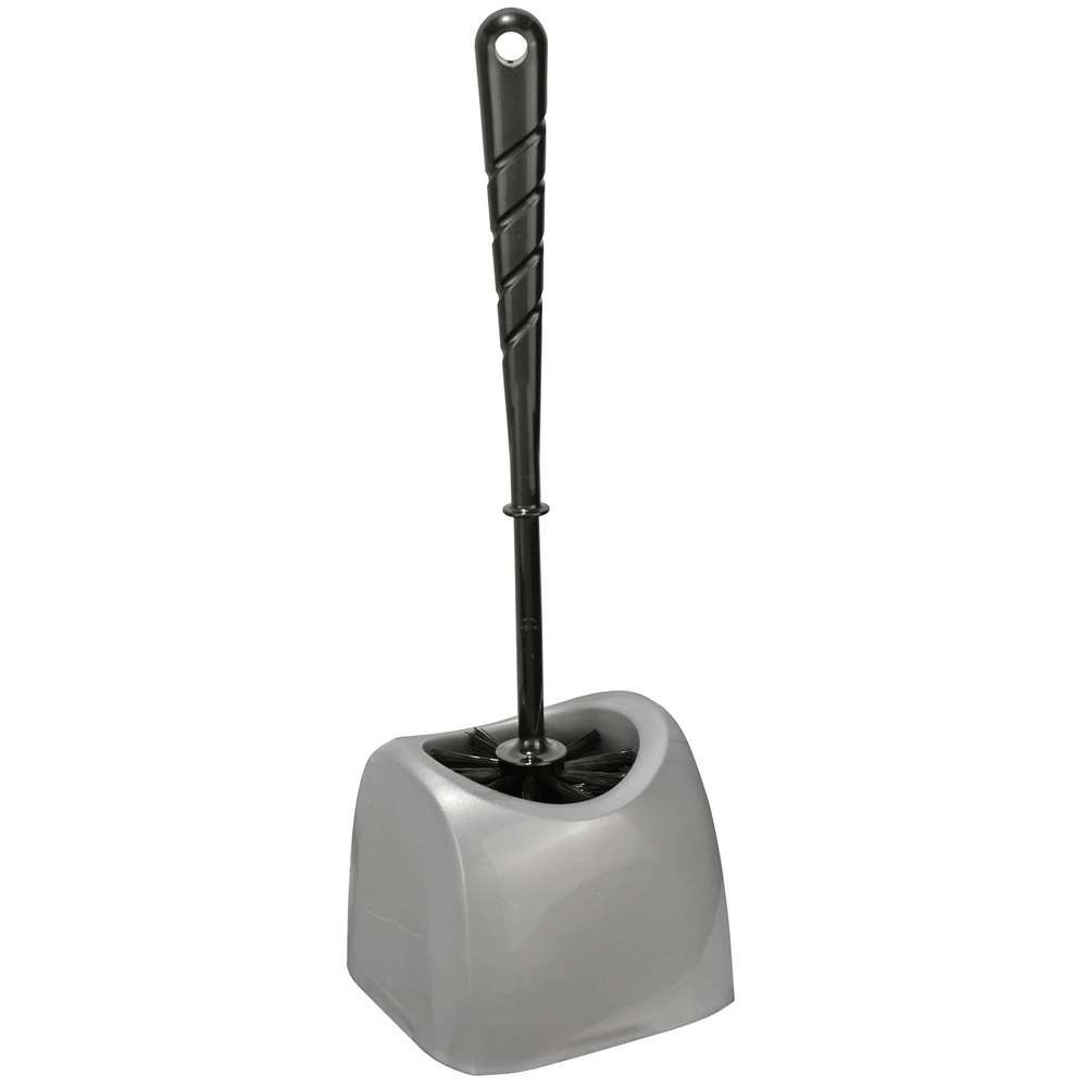 Produktabbildung Bürstenmann WC-Topfgarnitur Kunststoff, grau