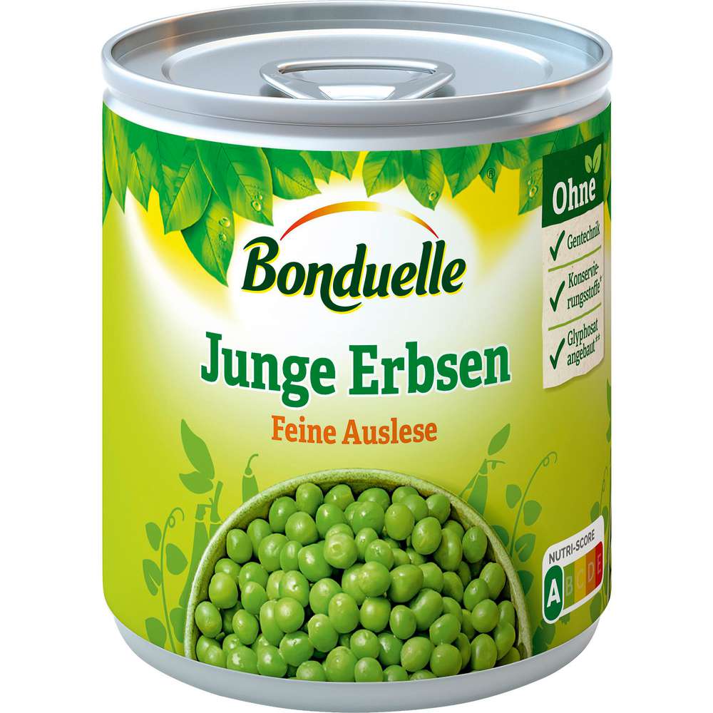 Produktabbildung Bonduelle Junge Erbsen, Feine Auslese