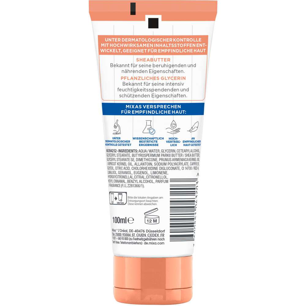 Produktabbildung Mixa Hand & Nagel Creme Shea Ultra Soft