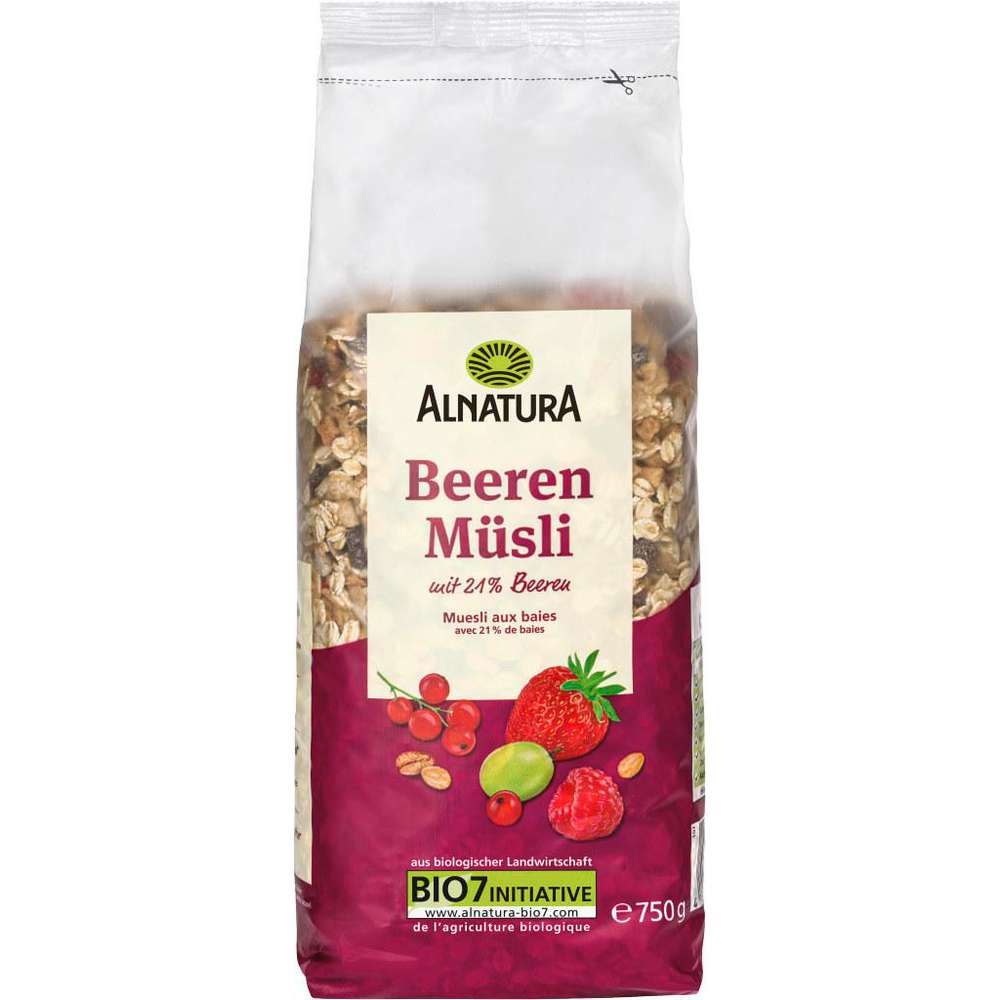 Produktabbildung Alnatura Bio Beeren Müsli