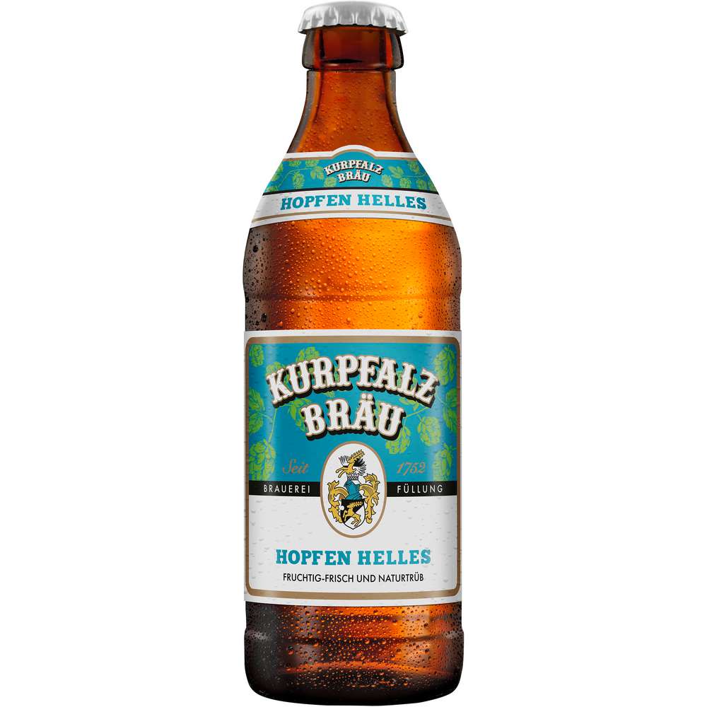 Produktabbildung Kurpfalzbräu Helles Hopfen 5,2%