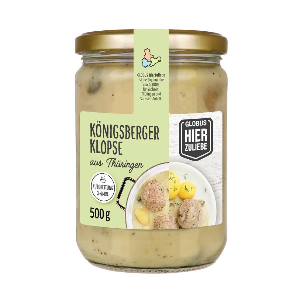 Produktabbildung GLOBUS HierZuliebe Thüringer Königsberger Klopse