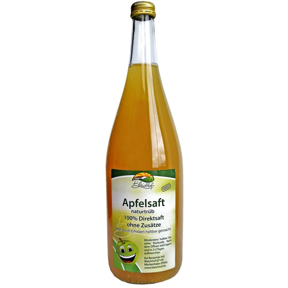 Produktabbildung keine Marke Bleichhof Pfälzer Apfelsaft Naturtrüb, 0,95 l