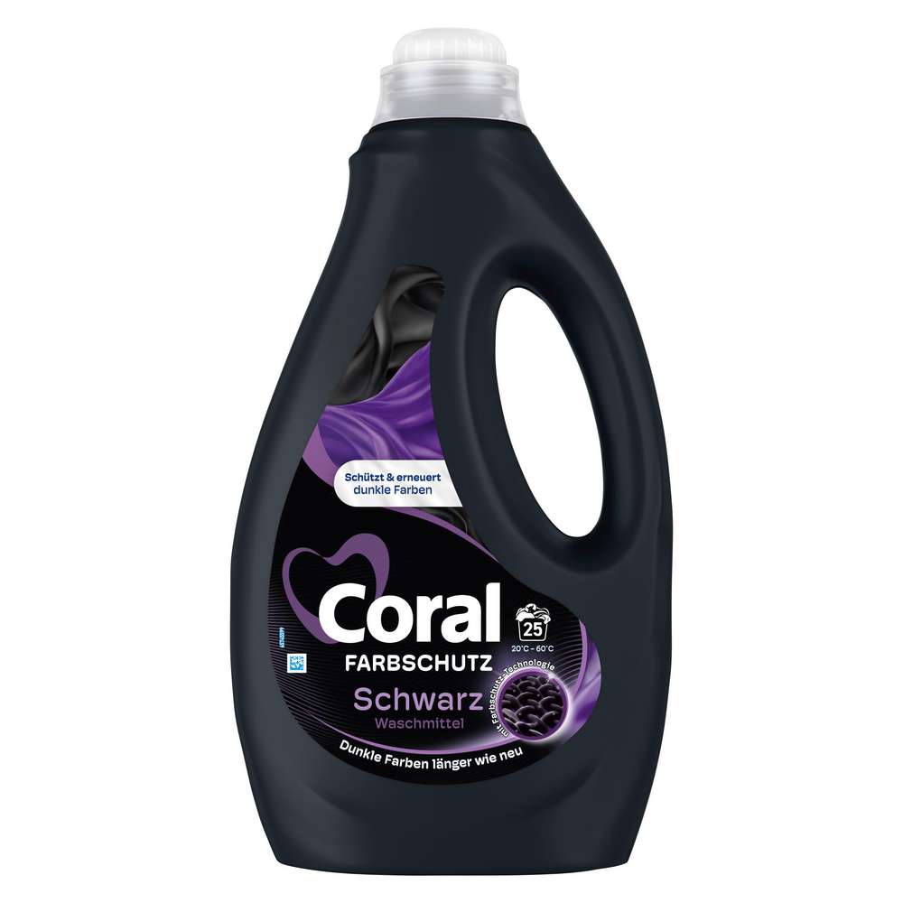 Produktabbildung Coral Fein-Waschmittel flüssig, Schwarzes & Dunkles