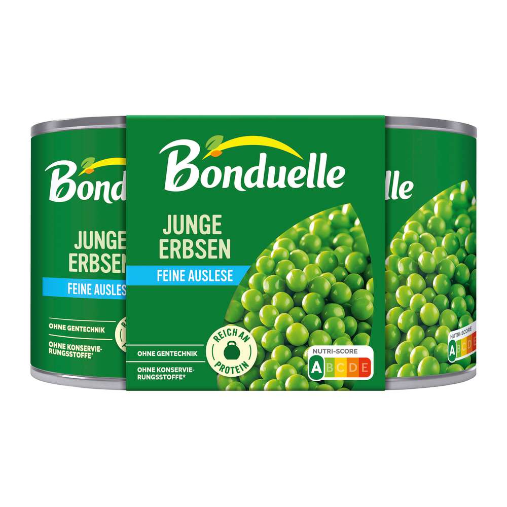 Produktabbildung Bonduelle Junge Erbsen, Feine Auslese