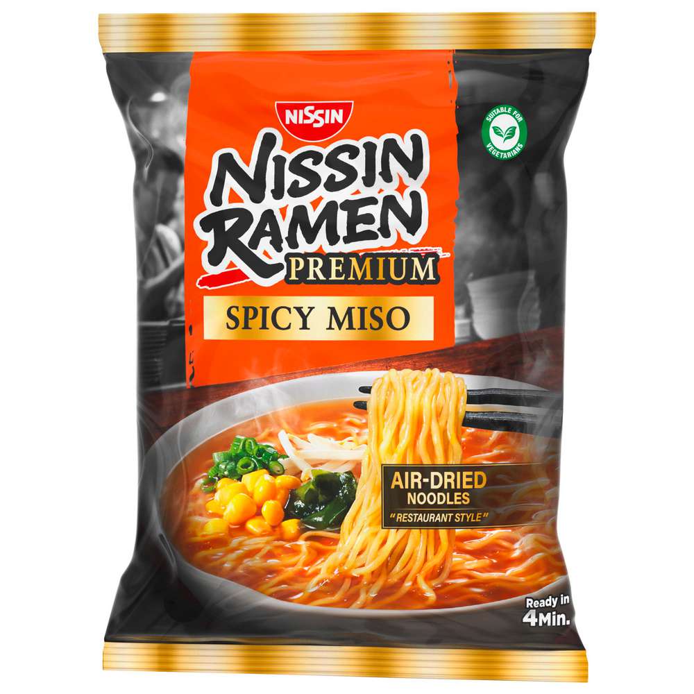 Produktabbildung Nissin Ramen Nudeln Premium, Spicy Miso