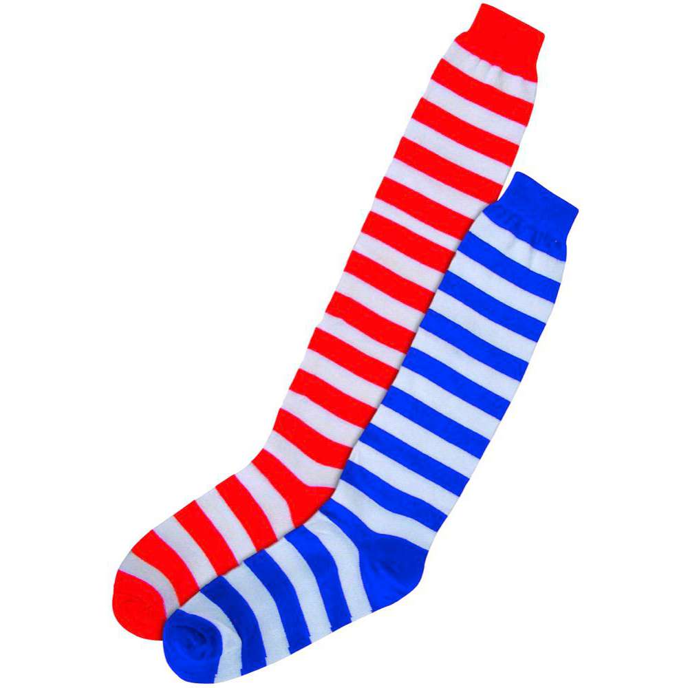 Produktabbildung Fries Strümpfe blau/rot