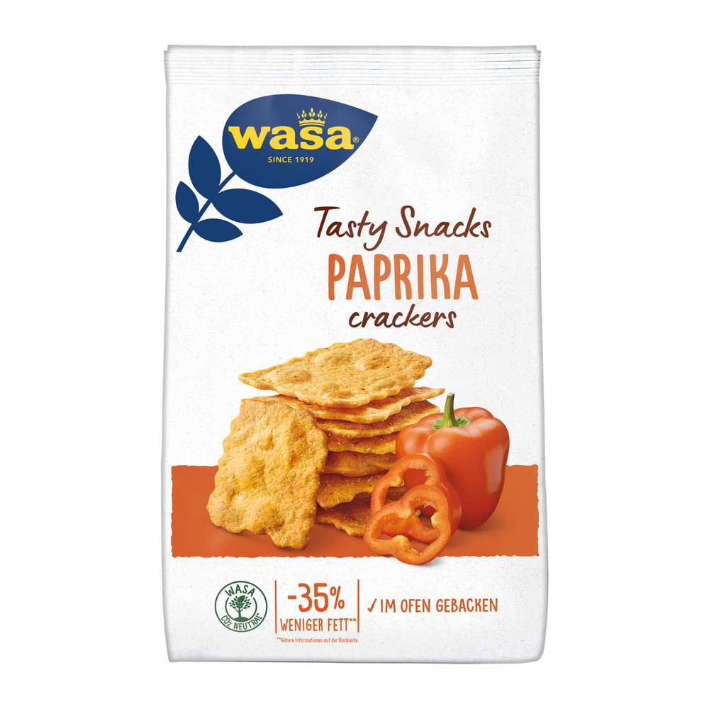 Produktabbildung Wasa Delicate Crackers, Paprika