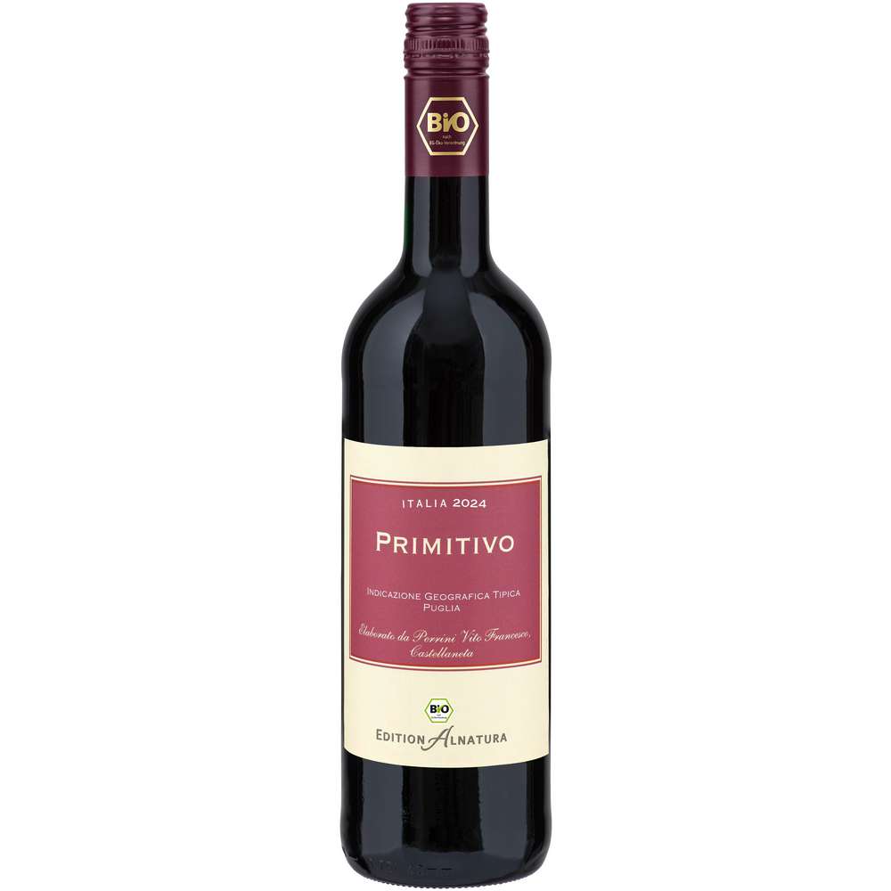 Produktabbildung Alnatura Primitivo, Rotwein