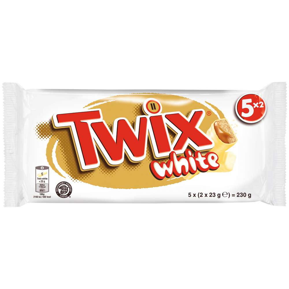 Produktabbildung Twix Schoko-Karamell Riegel, White