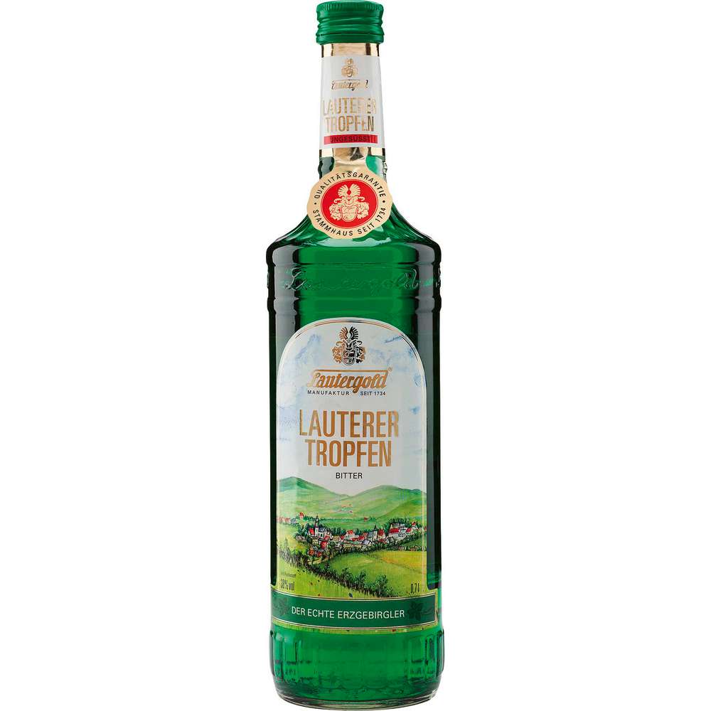 Produktabbildung Lautergold Magenbitter Lauterer Tropfen 38%