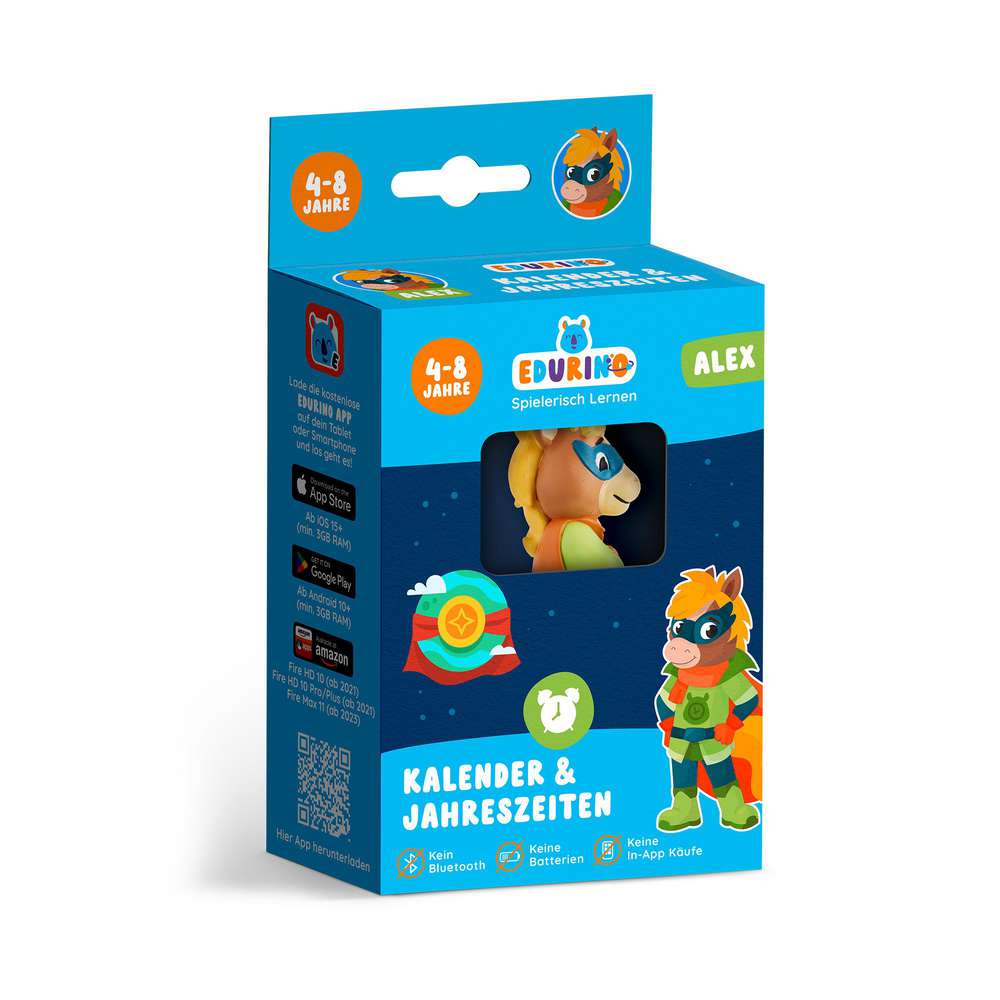 Produktabbildung Edurino Lernfigur Hero Alex - Kalender & Jahreszeiten