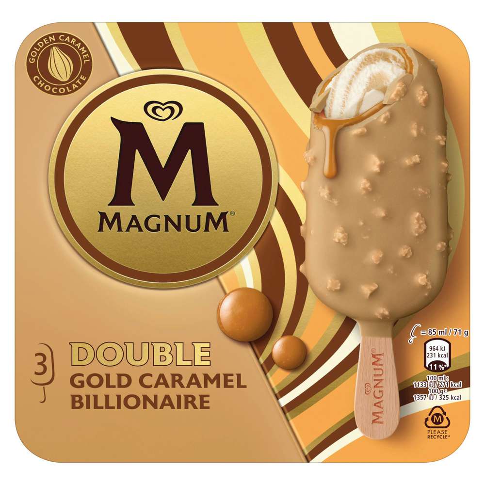 Produktabbildung Magnum Stiel-Eis Double, Caramel