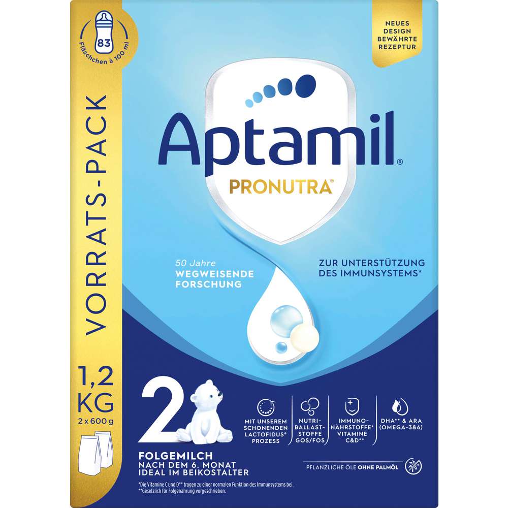 Produktabbildung Aptamil Pronatura Folgemilch 2